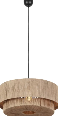 Riippuvalaisin Trio Smilla, 1-os, 60cm, E27, luonnonväri/rottinki