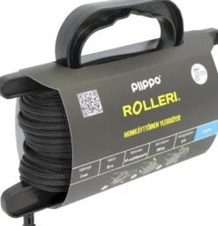 Rolleri Piippo PP-multifilamentti 4mm x 30m musta