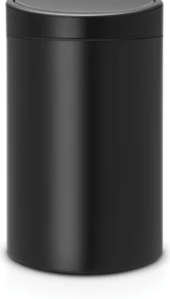Roska-astia Brabantia Touch Bin 40 L Matt Black
