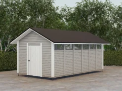 Roskakatos Timburg RK19, 6040x3236mm, 19.5m², puuvalmis