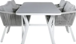 Ruokailuryhmä Venture Home, 160x90cm Virya-pöytä + 4 Virya-tuolia