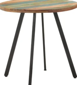 Ruokapöytä 80 cm kierrätetty täyspuu