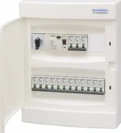 Ryhmäkeskus Malmbergs 2x12 modulia, IP40, pinta-asennus