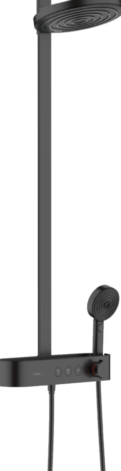 Sadesuihkusetti Hansgrohe Pulsify S Showerpipe 260 2jet, Shower TabletSelect 400, mattamusta