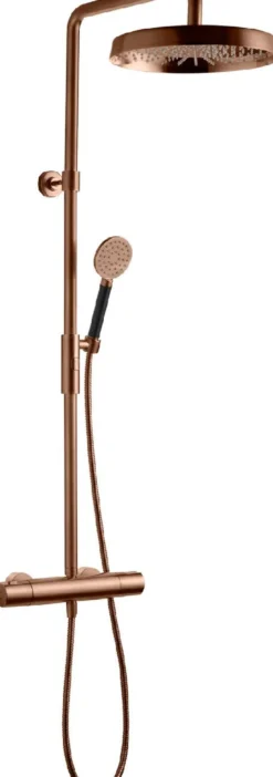 Sadesuihkusetti Tapwell ARM7200 Copper, termostaattihanalla, suihkupää ⌀300mm, kiiltävä kupari
