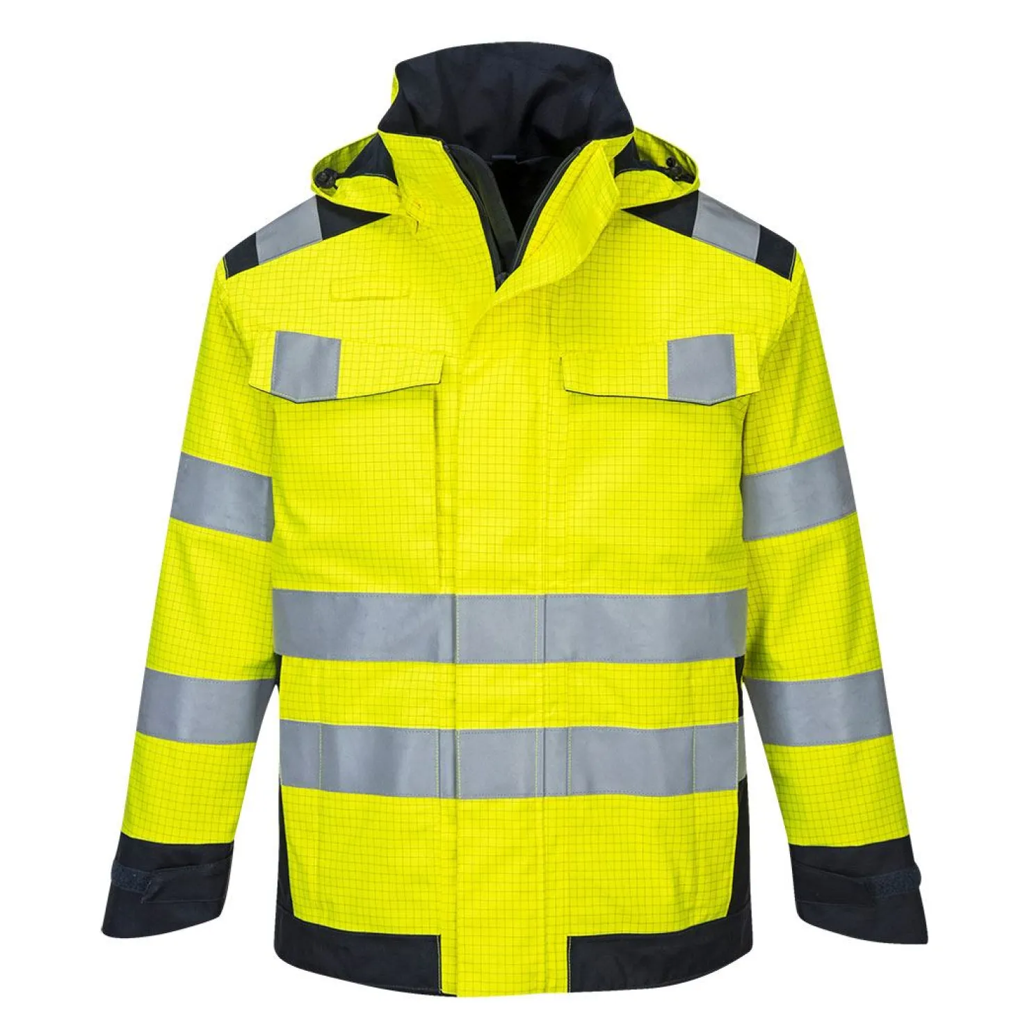Sadetakki Portwest MV70 Modaflame Multinorm keltainen/sininen