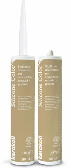 Saumausmassa Kerakoll Silicone Color, 310ml, eri värejä