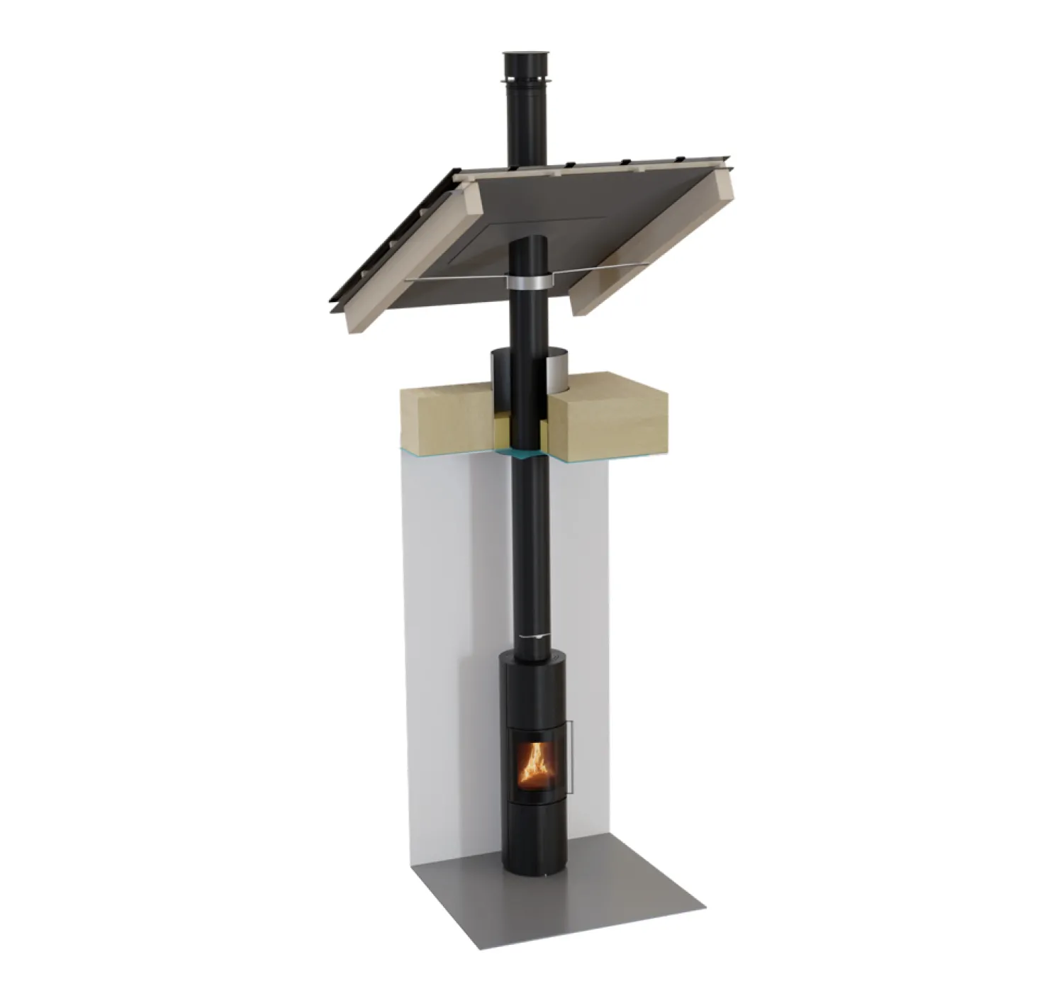 Schiedel Permeter Smooth Teräspiippu Ø150mm