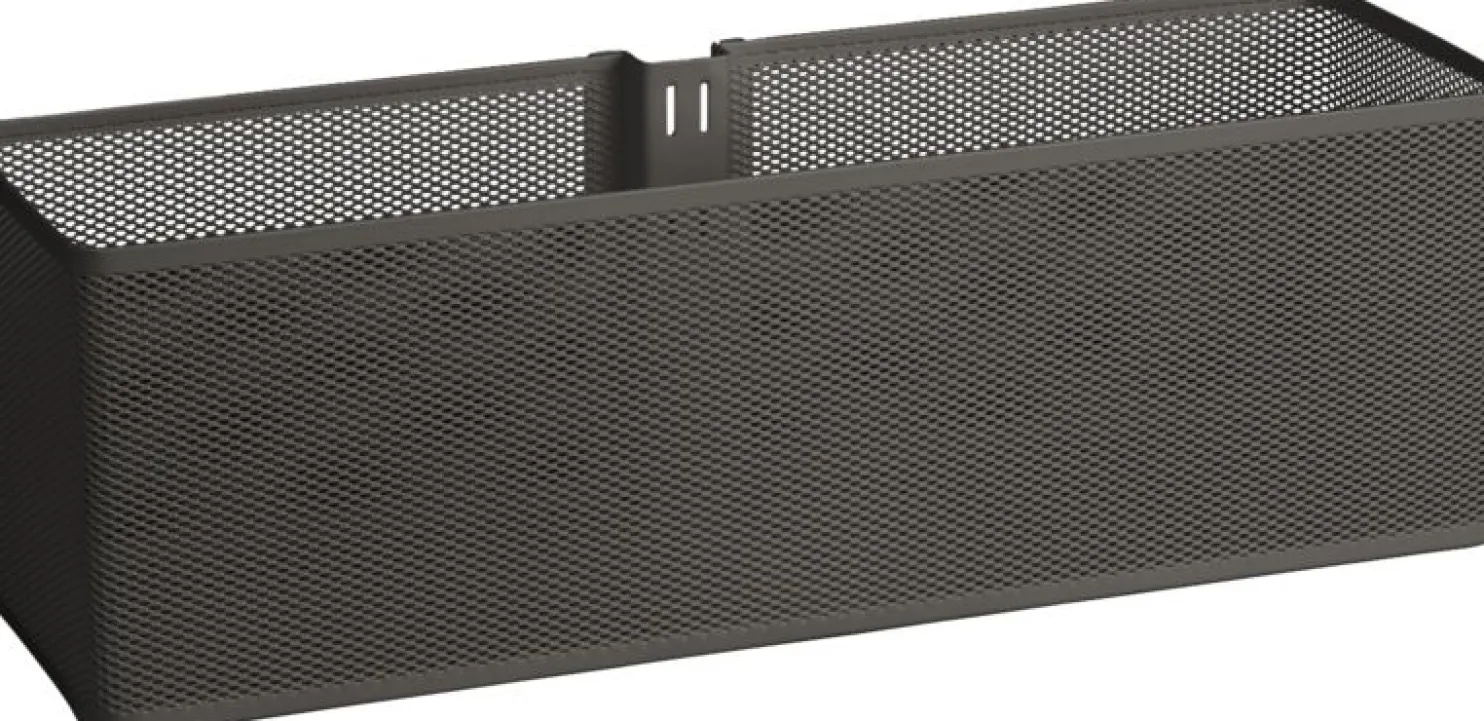 Seinäkori Elfa Classic mesh, graphite, eri kokoja