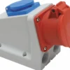 Seinäpistorasia Malmbergs, 16A, 3+N+PE, 6H, 400V, IP44, Schuko