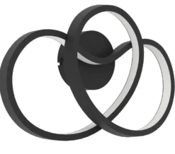 Seinävalaisin Eglo Gianella, LED, 14.5W, IP20, musta/valkoinen