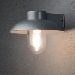 Seinävalaisin Konstsmide Mani 415-310 290x310x210 mm harmaa