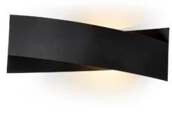 Seinävalaisin Linento Lighting 7156, ø10cm, IP20, G9, max. 8W, musta