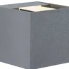 Seinävalaisin Paulmann Cybo LED IP65 80x80mm harmaa