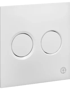 Seinä-WC:n huuhtelupainike Gustavsberg Trimont XS, pneumaattinen, valkoinen