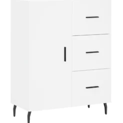 Senkki valkoinen 69,5x34x90 cm tekninen puu (27932)