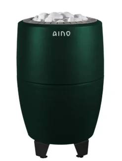Sähkökiuas Aino-kiuas 9 kW 8-12 m³ erillinen ohjaus Rainy Forest Green