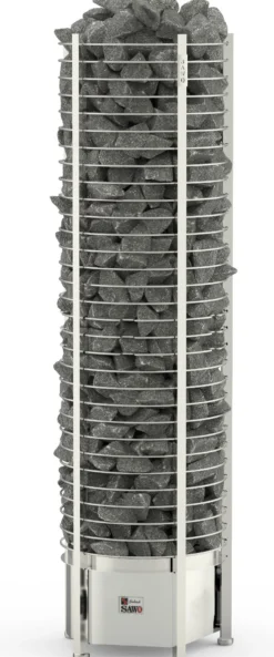 Sähkökiuas SAWO Round Tower 10,5 kW 9-16 m³ erillinen ohjauskeskus