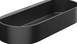 Säilytyskori Hansgrohe WallStoris, mattamusta