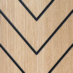 Sisustuslevy Maler Louvre Chevron, 12x616x616mm, mdf, ympäripontattu, eri värejä