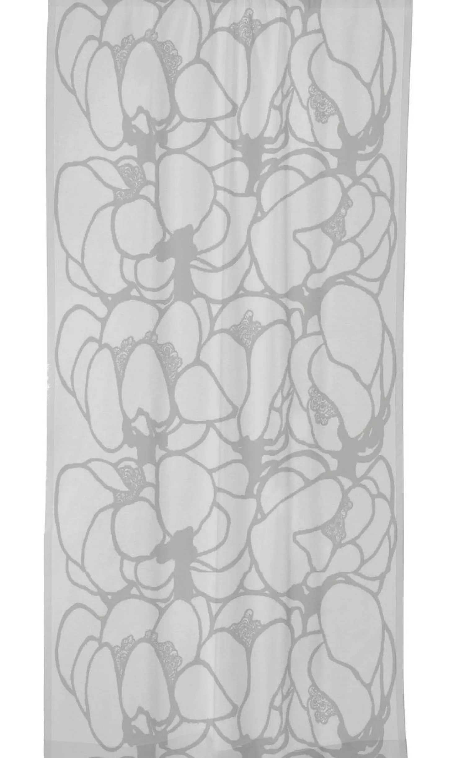 Sivuverho Vallila Makeba Classic SS23 140x250cm harmaa