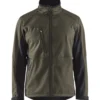 Softshell-takki Blåkläder 4950 oliivinvihreä/musta