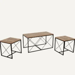 Sohvapöytäsetti Linento Furniture Defne, eri värejä