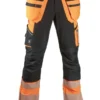 Stretch-riipputaskuhousut Dimex Turva 60851R oranssi/musta