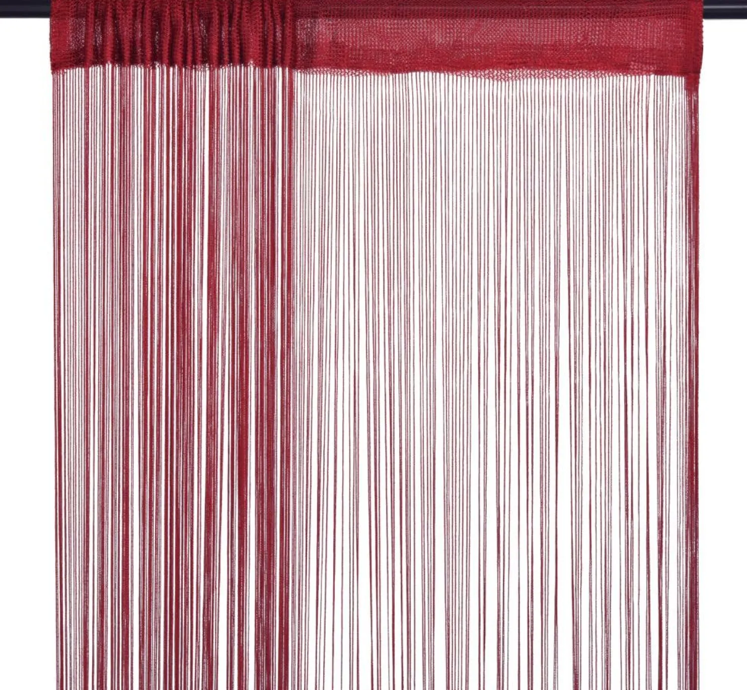String-verhot 2 kpl 100x250 cm viininpunainen