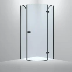 Suihkunurkka Bathlife Diskret 1000x1000 mm oikea musta