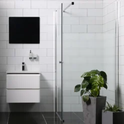Suihkunurkka Bathlife Mångsidig Vital seinä + ovi, eri kokoja