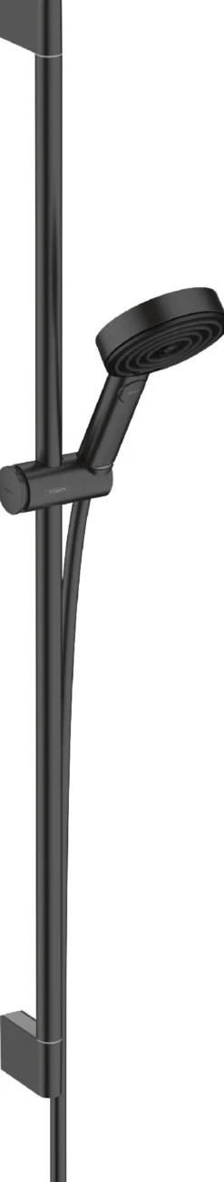 Suihkusetti Hansgrohe Pulsify Select S 105 3jet Relaxation Ecosmart, 90 cm suihkutanko, mattamusta