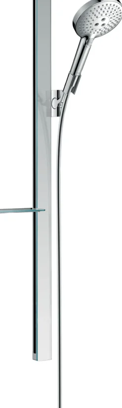 Suihkusetti Hansgrohe Raindance Select S 120 3jet Ecosmart, 90 cm tanko, saippuakuppi, kromi