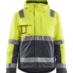 Talvitakki Blåkläder 4870 Highvis huomiokeltainen/harmaa
