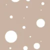 Tapetti Artgeist Cinnamon bubbles, 50x1000cm, pilkullinen, ruskea