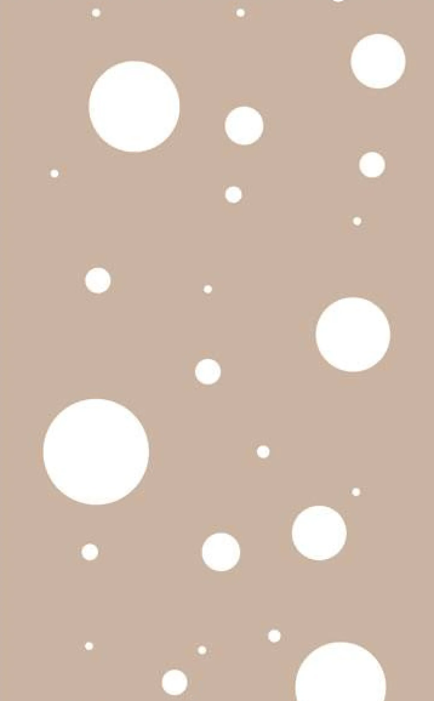 Tapetti Artgeist Cinnamon bubbles, 50x1000cm, pilkullinen, ruskea