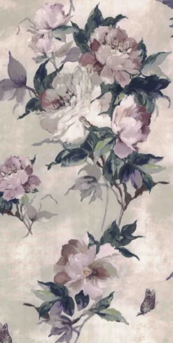 Tapetti 1838 Wallcoverings Madama Butterfly, romanttinen, beige