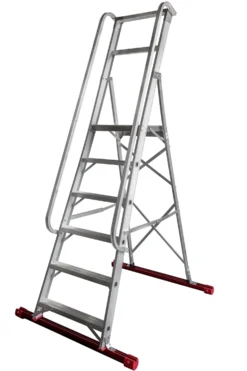 Tasotikkaat Suomi-Tikas käsijohteilla tasokorkeus 152 cm