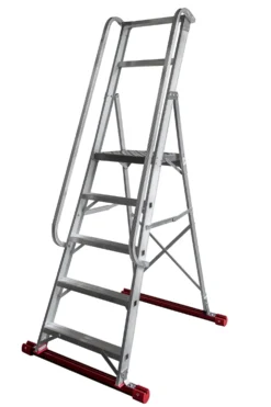 Tasotikkaat Suomi-Tikas käsijohteilla tasokorkeus 126 cm
