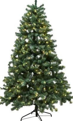 Tekojoulukuusi Nordic Winter Aske 100cm PVC LED-valoilla