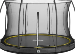 Trampoliini Salta Comfort Edition Inground Ø366cm musta sis. turvaverkko