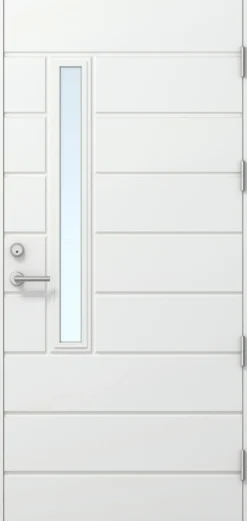 Ulko-ovi Kaskipuu FE811 thermo 10x21 karmi 115 mm valkoinen