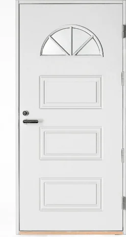 Ulko-ovi Kaskipuu UOL3 Thermo 10x21 karmi 115 mm valkoinen