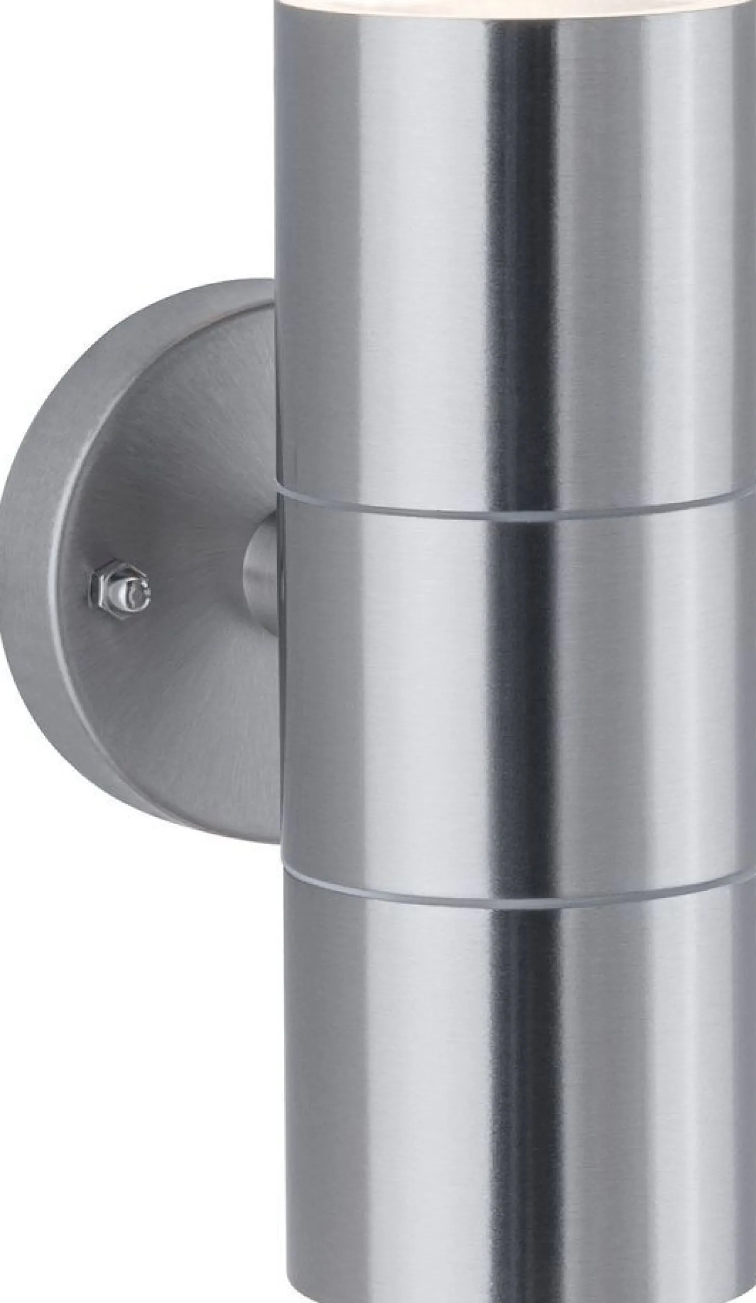 Ulkoseinävalaisin Paulmann Flame, IP44, 6cm, rst