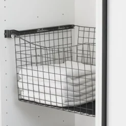 Ulosvedettävä lankakori Norscan Roller, M60, 400x330mm, antrasiitti