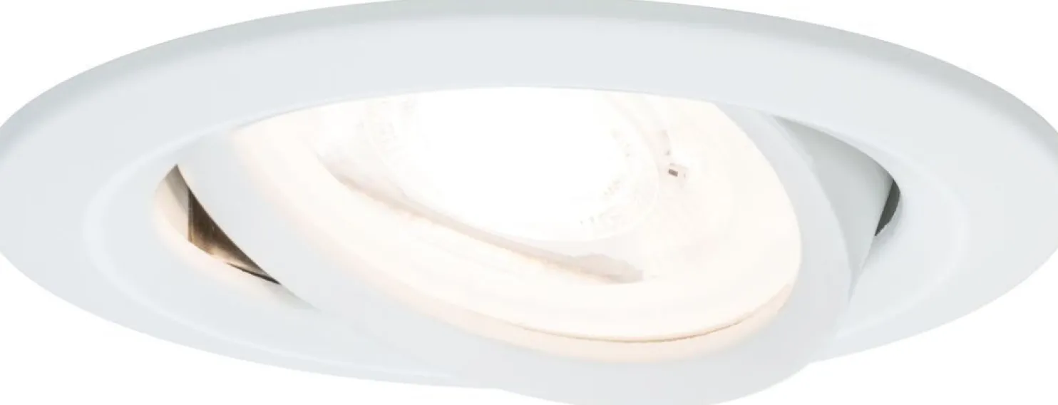 Upotettava LED-valaisin Paulmann Nova, Ø84mm, GU10, 6.5W, 460lm, 2700K, himmennettävä, eri värejä