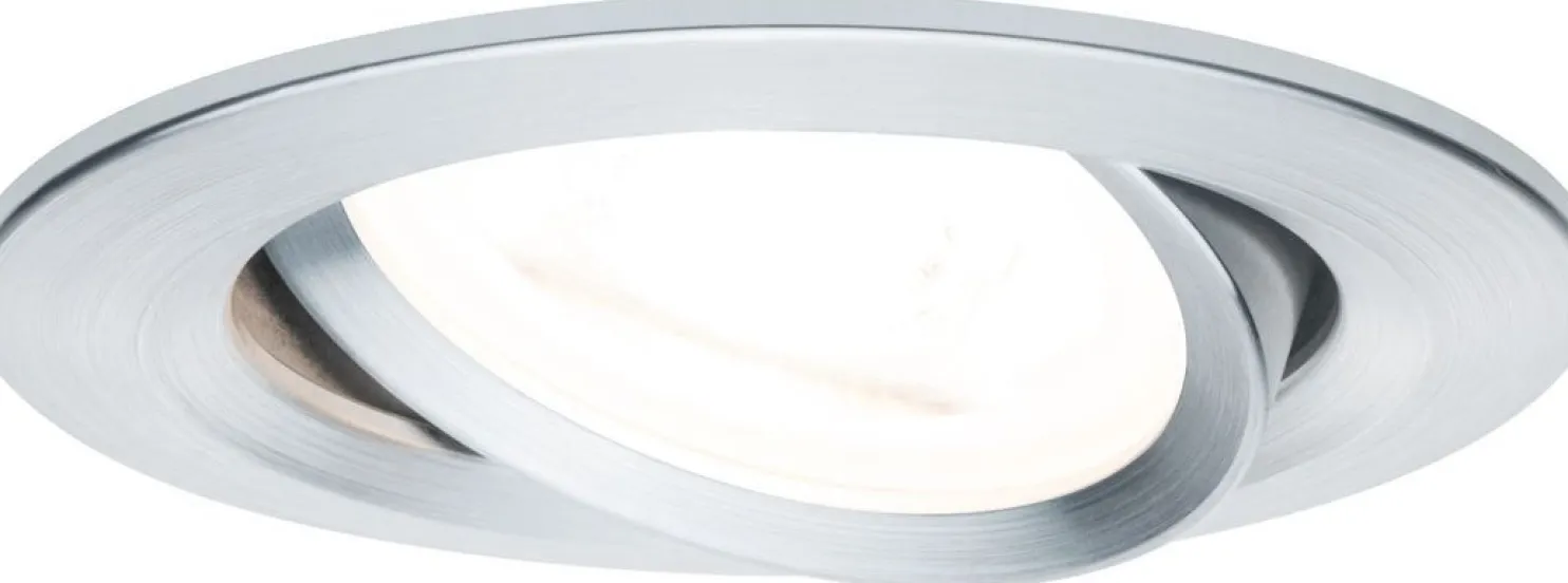 Upotettava LED-valaisin Paulmann Nova, Ø84mm, GU10, 6.5W, 460lm, 2700K, himmennettävä, eri värejä
