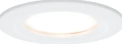 Upotettava LED-valaisin Paulmann Nova Plus Coin Rigid, IP44, Ø78mm, 6W, 470lm, 2700K, himmennettävä, mattavalkoinen
