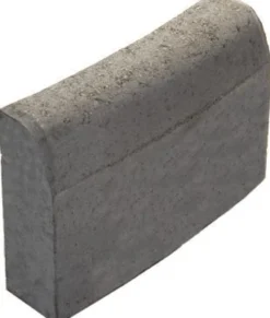 Upotettava reunakivi Rudus J6 kaarre R2000 kupera 500x170x300 mm sileä harmaa