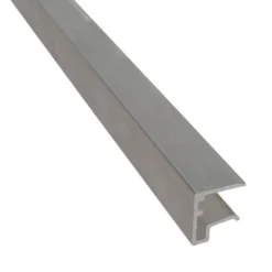U-päätelista Keraplast 10mm, alumiini 4.0 m